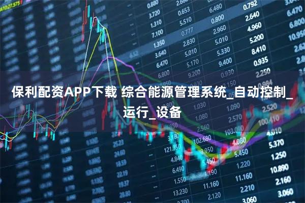 保利配资APP下载 综合能源管理系统_自动控制_运行_设备