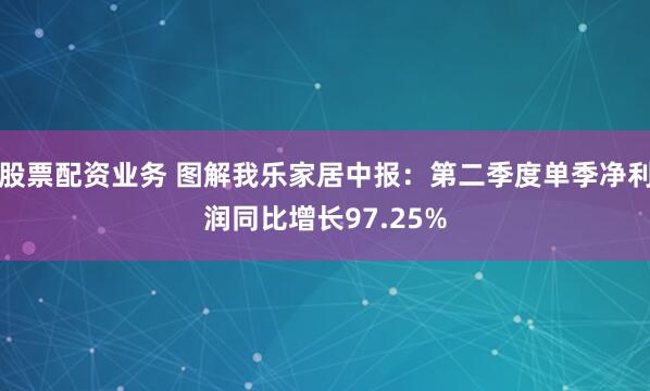 股票配资业务 图解我乐家居中报：第二季度单季净利润同比增长97.25%